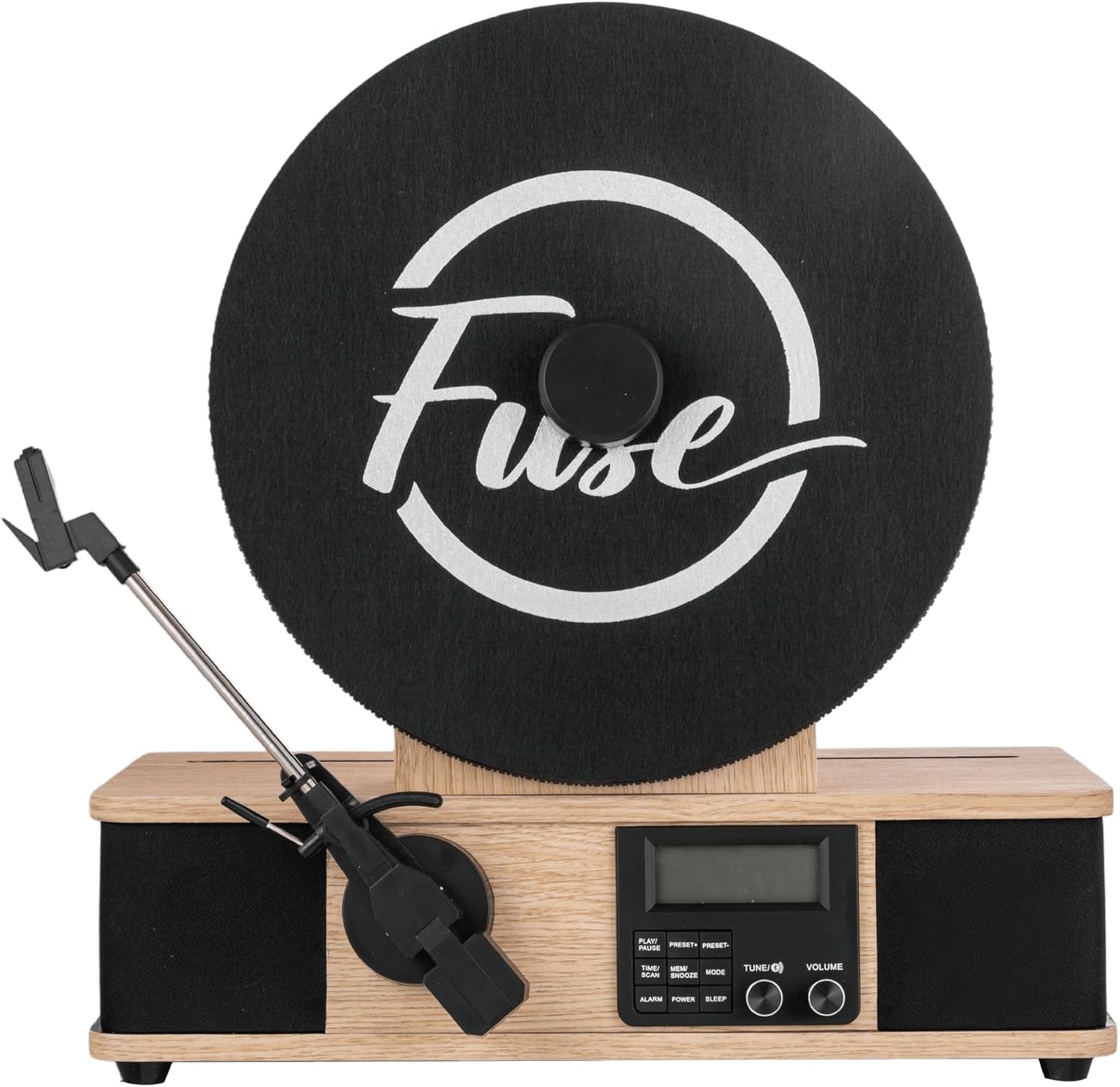 Fuse Audio Wrap Vertical Bluetooth Turntable Light Wood RAD-VERT-6