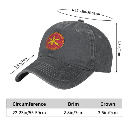 U.S. Army Air Defense Artillery Printed unisex baseball cap adjustable cap outdoor sunshade trucker hat