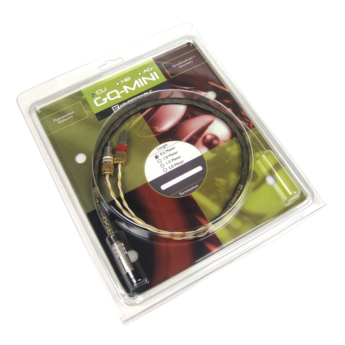 Kimber Kable: GQMINI-CU Audio Interconnect Y-Cable (Dual RCA - 3.5mm)
