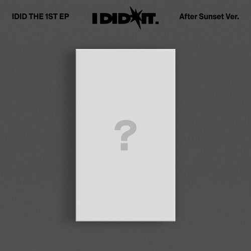 The 1st Ep (I Did It.) After Sunset Version [CD] (Photobook Dust Jacket Interview Folded Poster 2 Photocards 2 Stickers Photo Us Exclusive Postcard) [ VINYL LP ]