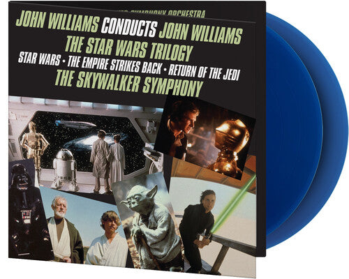 John Williams Conducts John Williams: The Star Wars Trilogy [2LP] (LIMITED TRANSLUCENT BLUE 180 Gram Audiophile Vinyl insert with liner notes by George Lucas numbered to 1000) [ VINYL LP ]