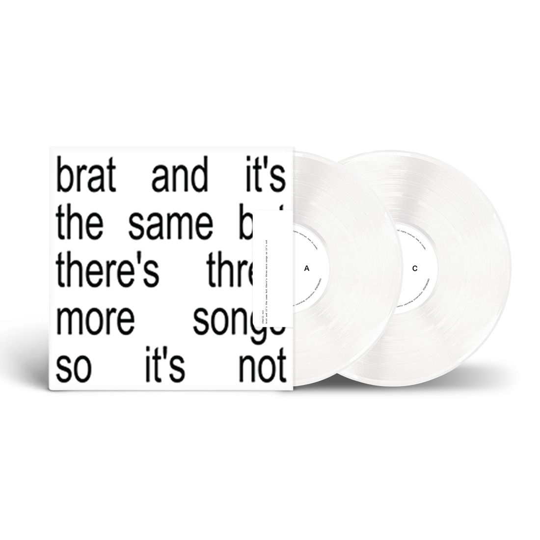 Brat and it's the same but there's three more songs so it's not [White Vinyl] [ VINYL LP ]