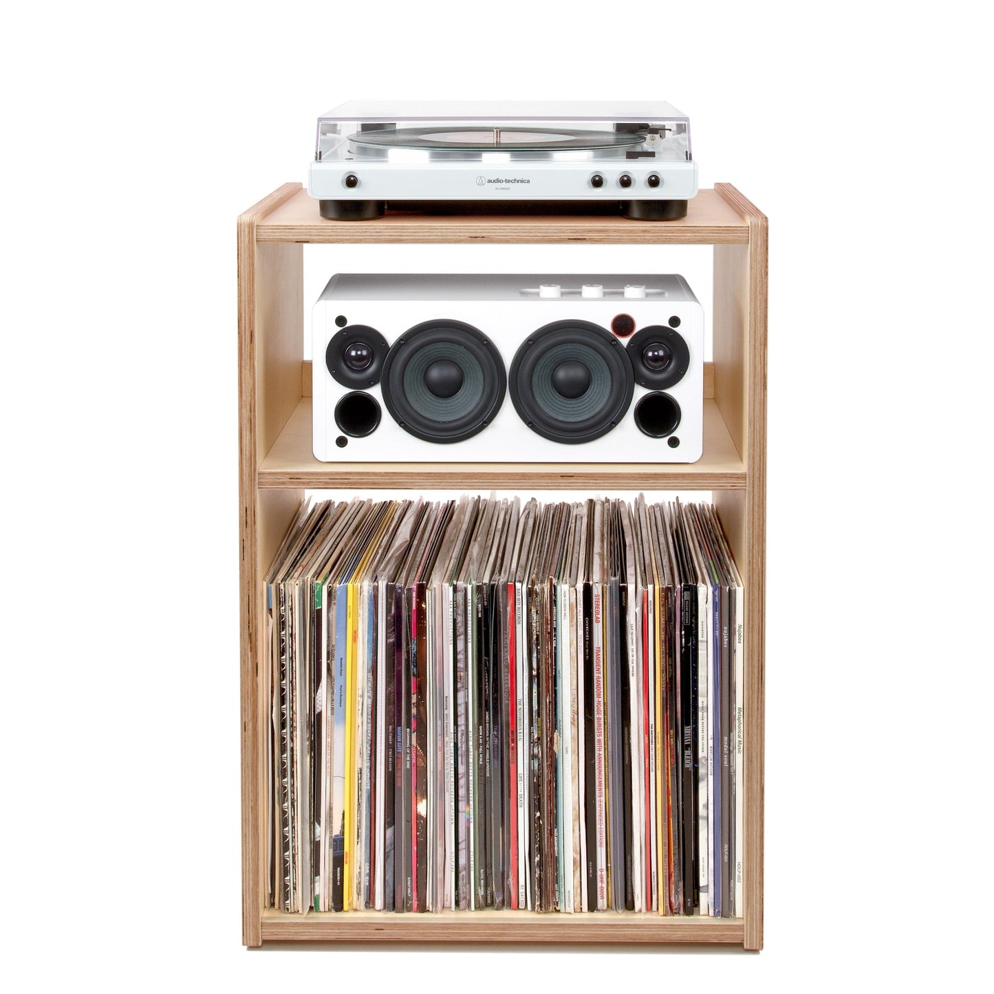 Line Phono: All-In-One Turntable / Speaker / Cube PLUS Stand Package