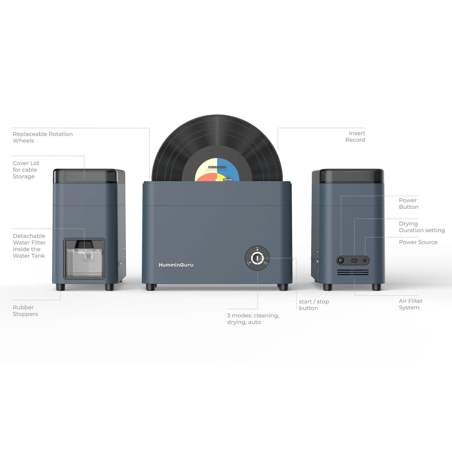 HumminGuru: Ultrasonic Vinyl Record Cleaner
