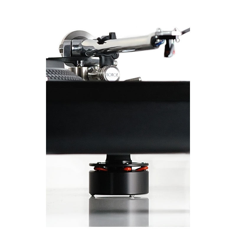 Isonoe: Isolation System - Turntable Feet (4 Units) - Black
