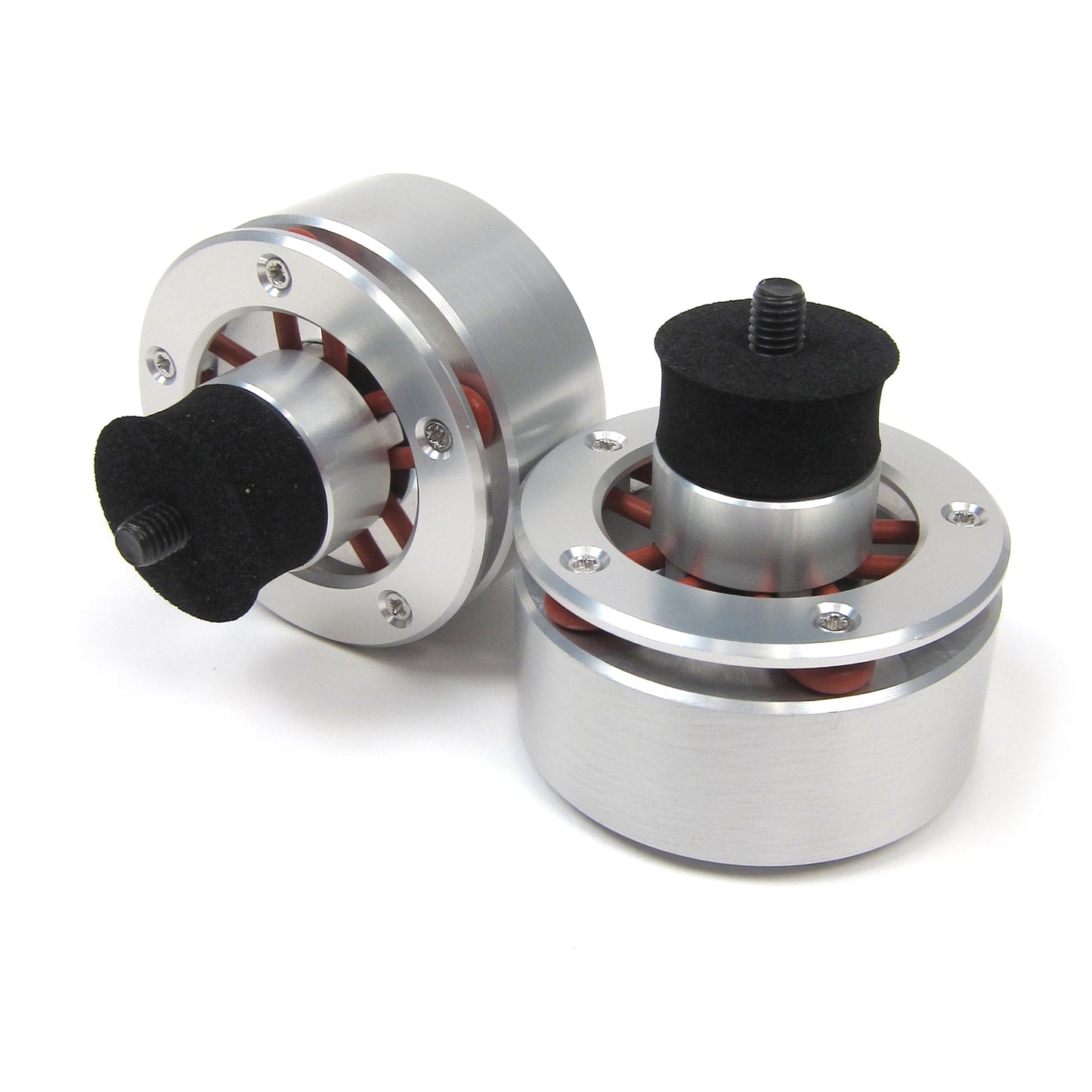 Isonoe: Isolation System - Turntable Feet (4 Units) - Silver