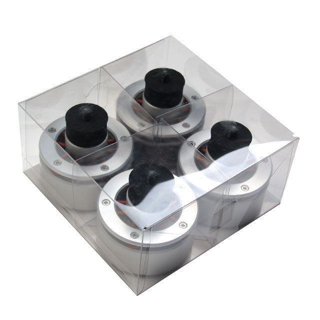 Isonoe: Isolation System - Turntable Feet (4 Units) - Silver