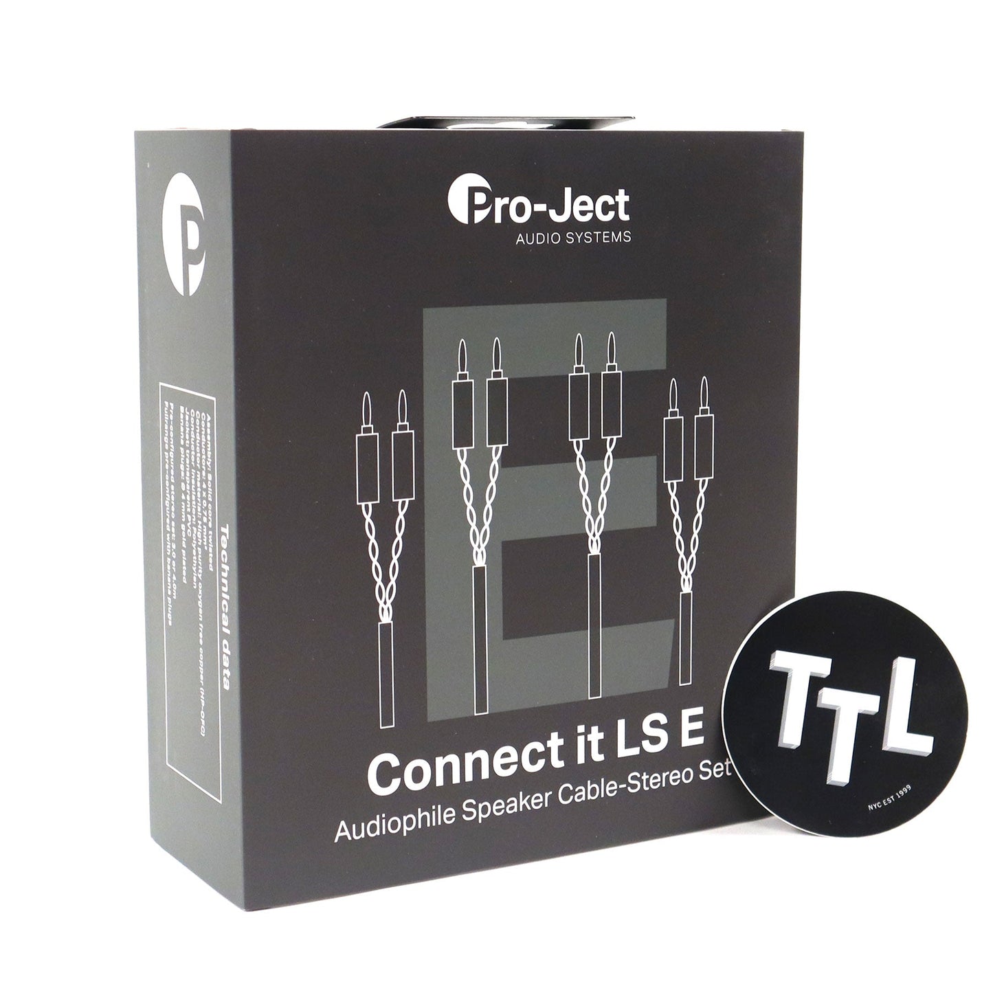 Pro-Ject: Connect It LS E Speaker Cables - 3.0m / Pair