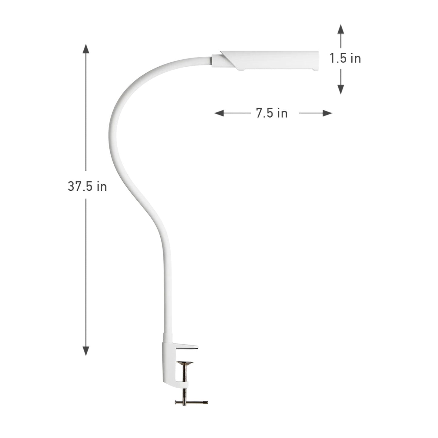 Reliable Corp.: UberLight Flex Turntable Task Lamp - Black / Clamp Model