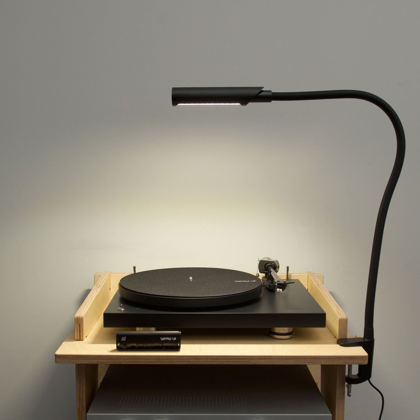 Reliable Corp.: UberLight Flex Turntable Task Lamp - Black / Clamp Model