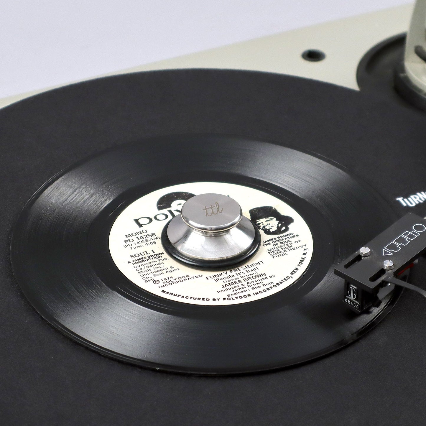 Sure Shot: 45 Record Adaptor / Stabilizer (110g) - Turntable Lab Edition