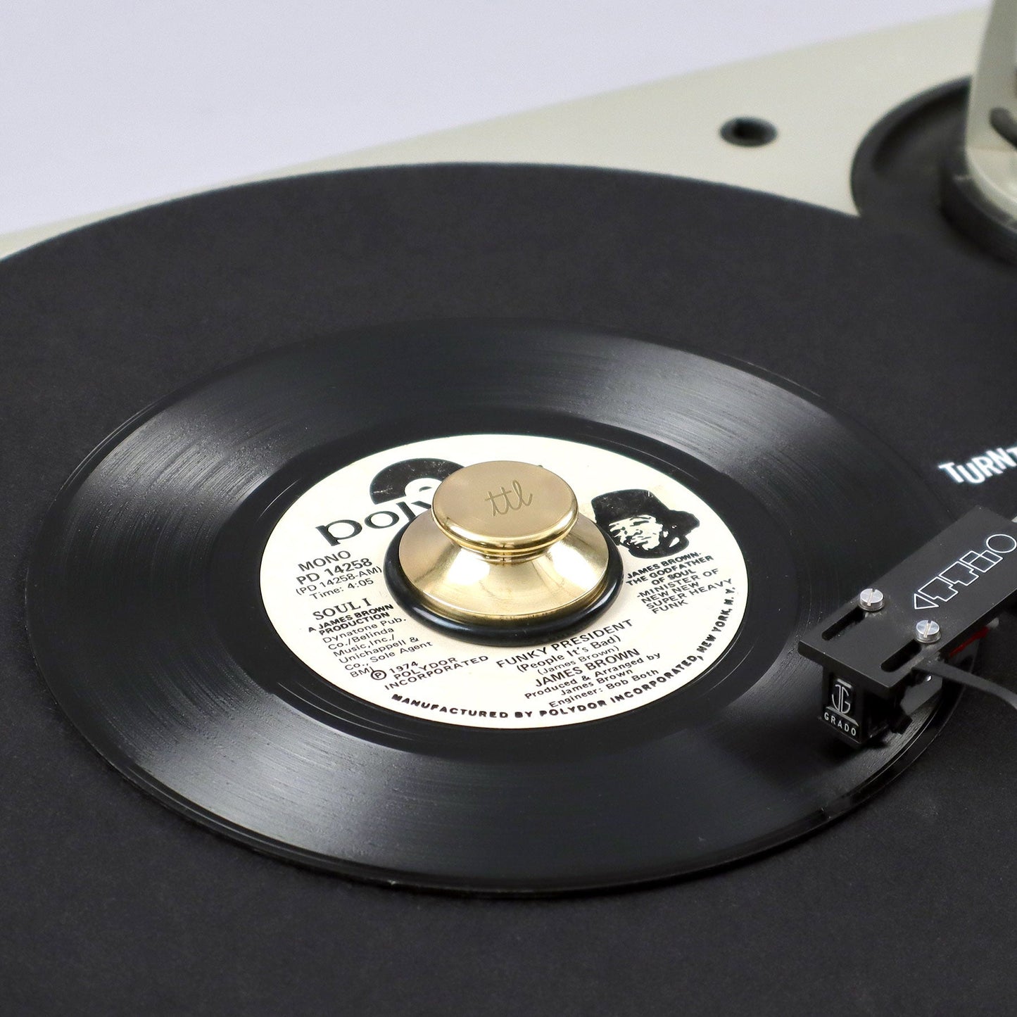 Sure Shot: 45 Record Adaptor / Stabilizer (110g) - Turntable Lab Edition