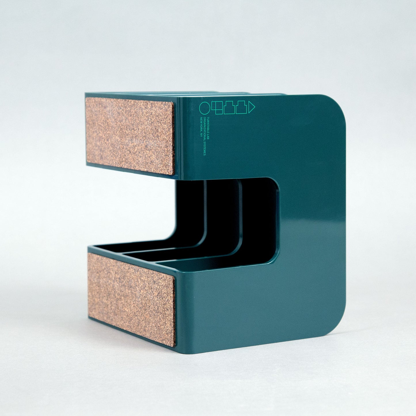 Turntable Lab: Mod3 Vinyl Record Rack Organizer - Green