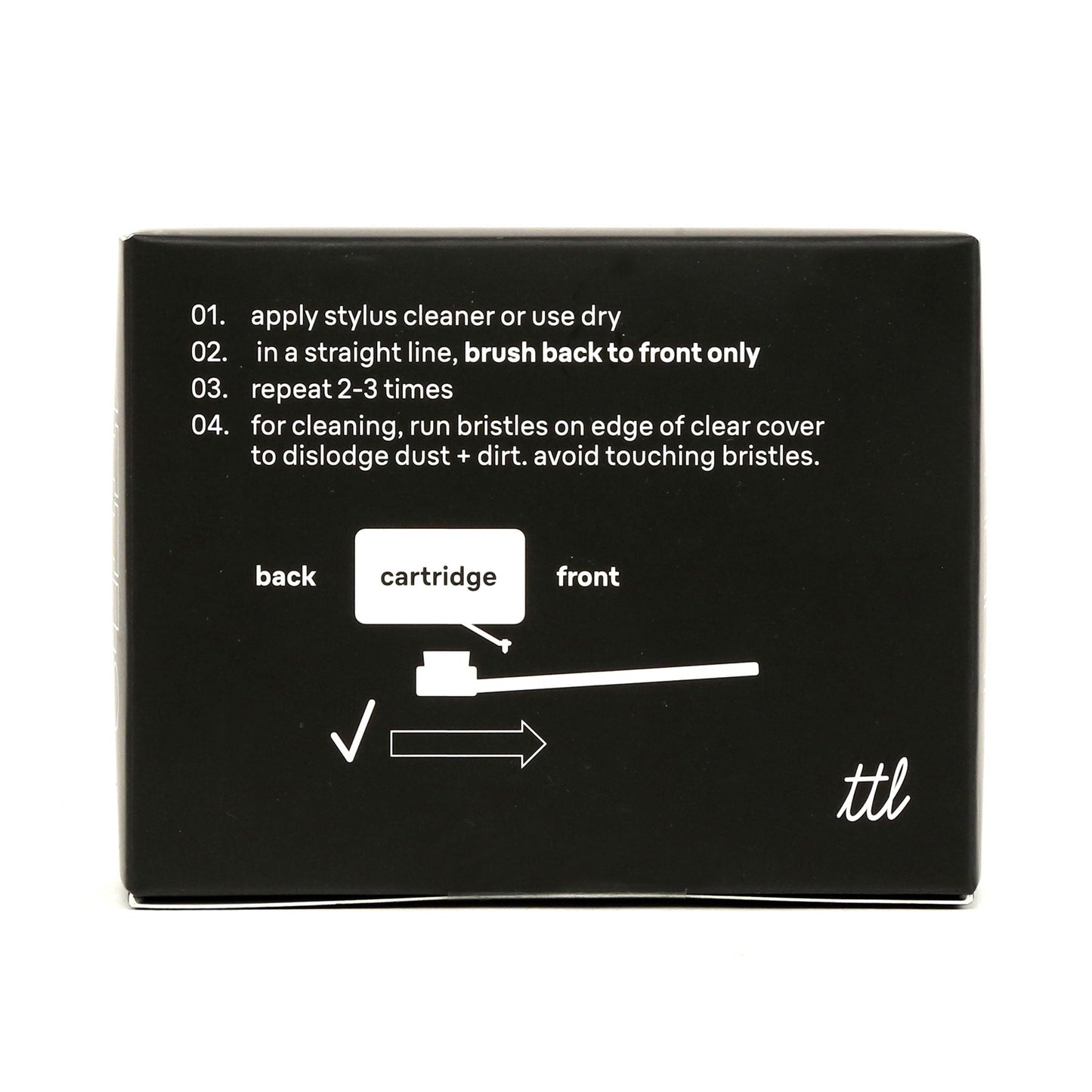 Turntable Lab: Conductive Stylus Cleaning Brush w/ Cover