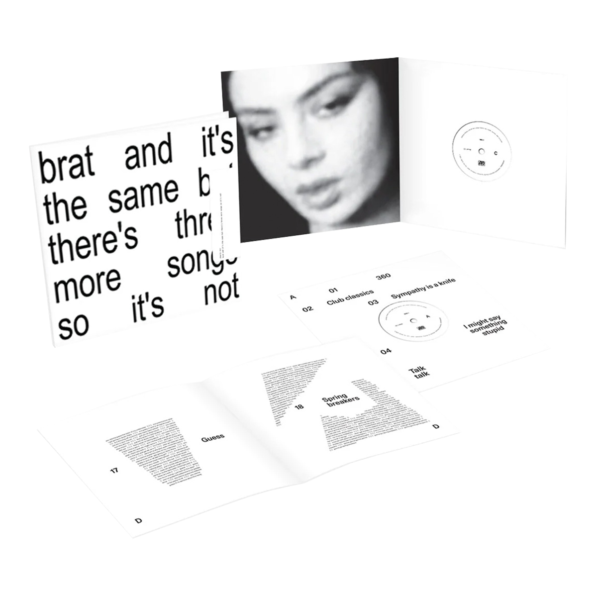Brat and it's the same but there's three more songs so it's not [White Vinyl] [ VINYL LP ]