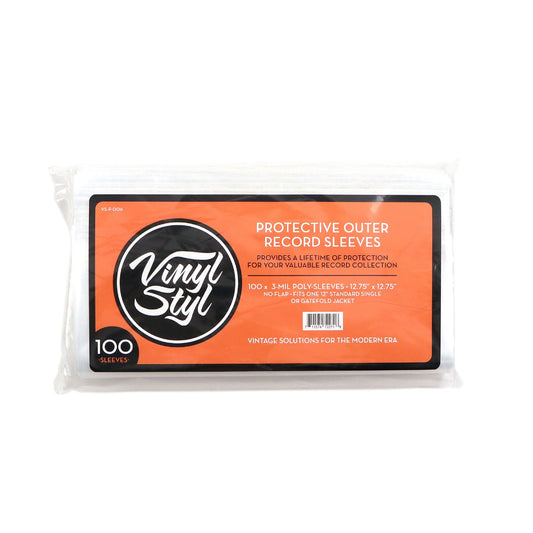 Vinyl Styl: Poly Record Outer Sleeves (100 Units)